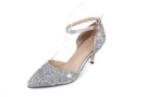 2.7 Inch Shiny Lace Pumps-0