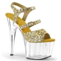 6 Inch Shiny Crystal Model Sandals-6207