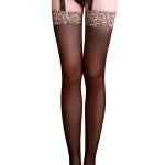 Leopard Garter Style Pantyhose 9088-0