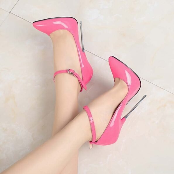 6.3 Inch Super High Heel Lace Pumps-39983