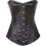 Classic Leather Overbust Corsets Tops-0