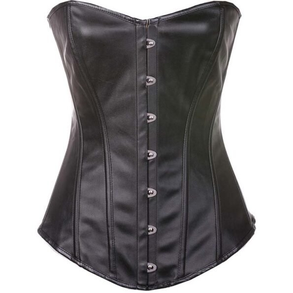 Classic Leather Overbust Corsets Tops-35026