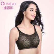 Lace Floral Embroidery Pocket Bra for Silicone Breast Forms Boobs 5602-0