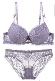 Women 's Push up Embroidery Bras Set Lace Lingerie Bra and Panties 15120-25847