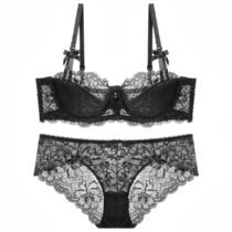 Women 's Push up Embroidery Bras Set Lace Lingerie Bra and Panties 1640-26182