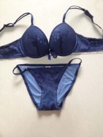 Women 's Transparent Push up Lace Lingerie Bra and Panties-24953