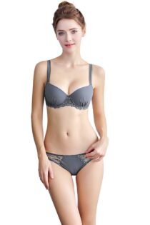 Women's Bras Full Cup Brassieres Underwire Bra and Panties Set-25514