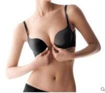 Women's Micro and Mesh T-Shirt Push up Bra with Front Closure-0