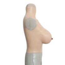 High Collar Chest Silicone Breast Form-38216