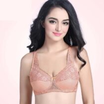 Lace Floral Embroidery Pocket Bra for Silicone Breast Forms Boobs 5309-46918