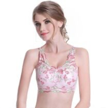 Lace Floral Embroidery Pocket Bra for Silicone Breast Forms Boobs 8598-46926