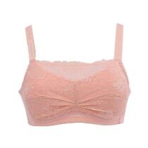 Lace Floral Embroidery Pocket Bra For Silicone Breast Forms Boobs-46793