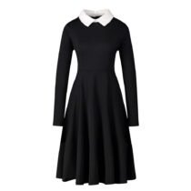 A Style Long Sleeve Dress-0