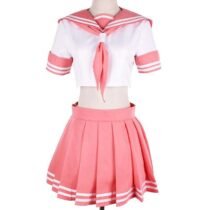 Sweet Cute Pink Uniform -0