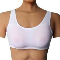 Elastic Breathable Breast Form Pocket Bra-0