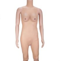 Silicone Bodysuit with Knee Lenth Short-0