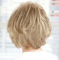 Swiss Lace Short Light Brown Wig-55956