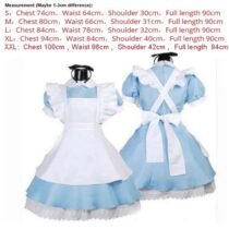 Adult Anime Alice In Wonderland Blue Party Alice Dream Dress-56053