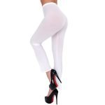 See Through Sheer Crotchless Pants Flare Sheer Semi Leggings-0