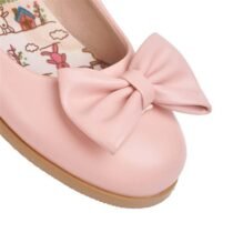 1 Inch Cute Lovely Bow Tie Ankle Strap Pump-59892
