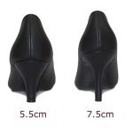 2 Inch Genuine Leather Thin Heel Pointed Pump-0