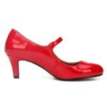 2 Inch Round Toe Ankle Strap Party Pump-0