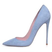 4.2 Inch Faux Suede Stiletto Pointed Toe Pump-61093