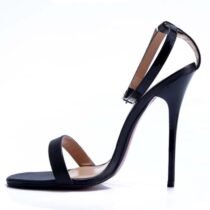 4.7 Inch Ankle Strap Thin Heels Buckle Sandal-0