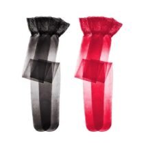 Crossdresser 2 Pairs Thin Solid Breathable Transparent Beauty Legs Stockings-61586