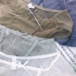 Crossdresser Bow Transparent Lace Mesh Seamless Panty-0
