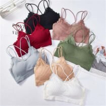 Crossdresser Comfortable Elegant Wire Free Seamless Padded Bra-0