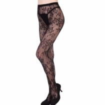 Crossdresser Elastic Garter Fishnet Hollow Out Hosiery Pantyhose-63164