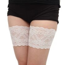 Crossdresser Lace Silicone None-Slip Anti Leg Warmers-65001