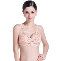 Crossdresser Sweet Thin Deep V Lace Flora Bra-0